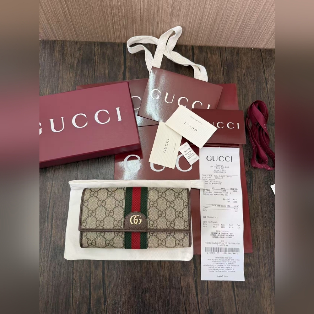 Gucci Ophidia continental wallet